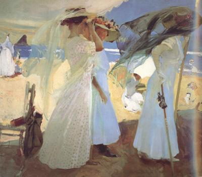 Joaquin Sorolla Under the Awning (Zarauz) (nn02)